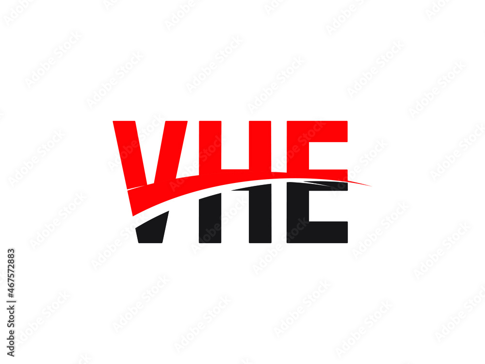 Fototapeta premium VHE Letter Initial Logo Design Vector Illustration