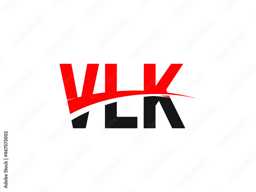 VLK Letter Initial Logo Design Vector Illustration VLK Letter Initial Logo Design Vector Illustration