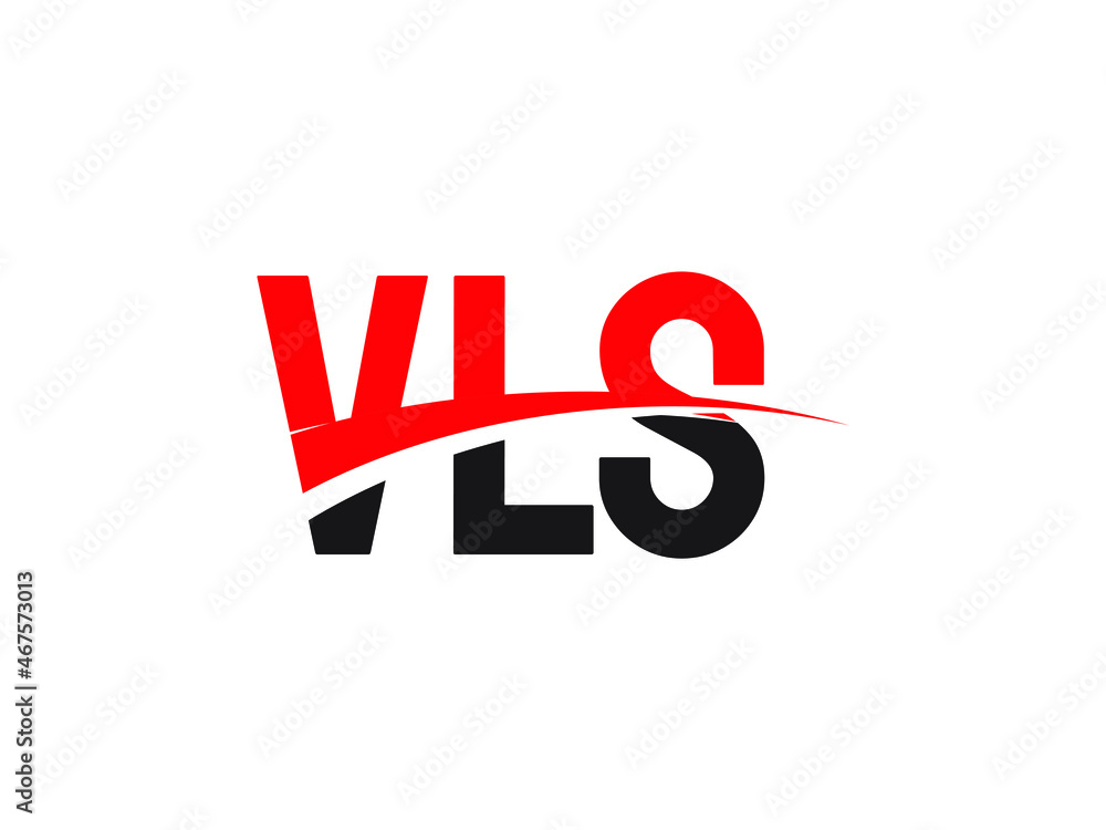 Obraz premium VLS Letter Initial Logo Design Vector Illustration