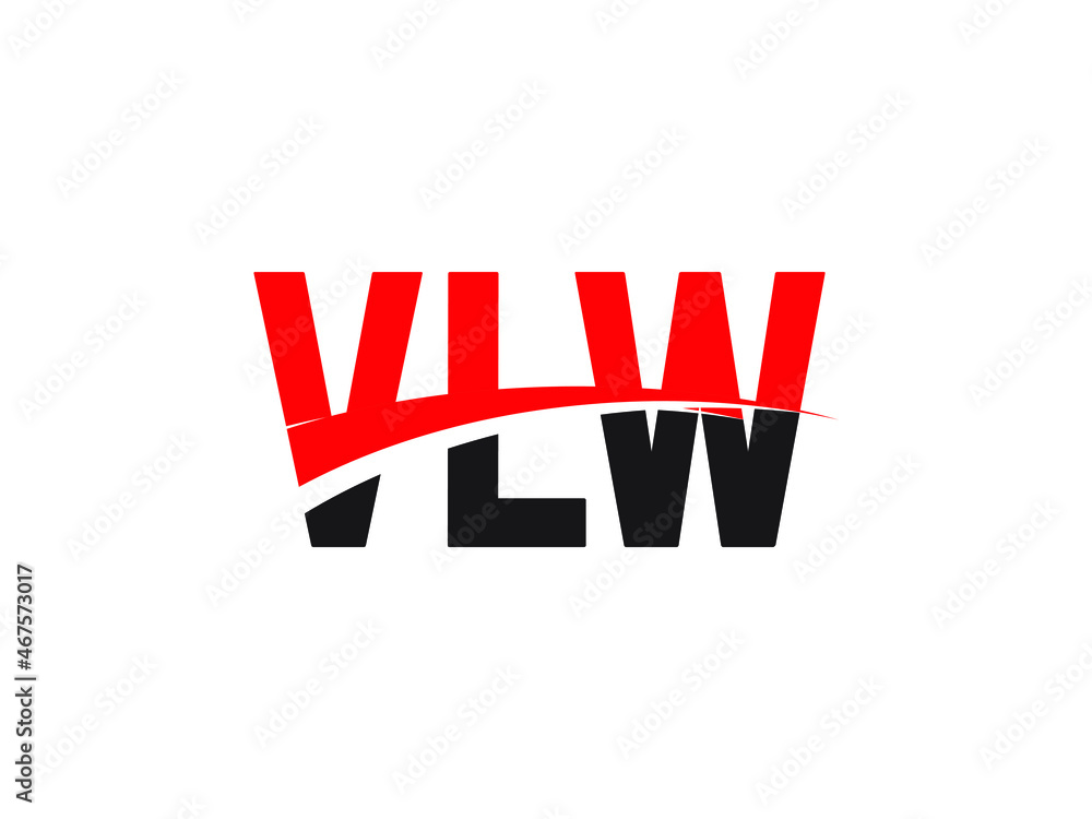 VLW Letter Initial Logo Design Vector Illustration