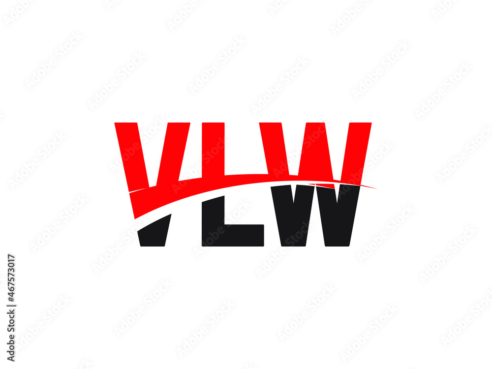 VLW Letter Initial Logo Design Vector Illustration VLW Letter Initial Logo Design Vector Illustration