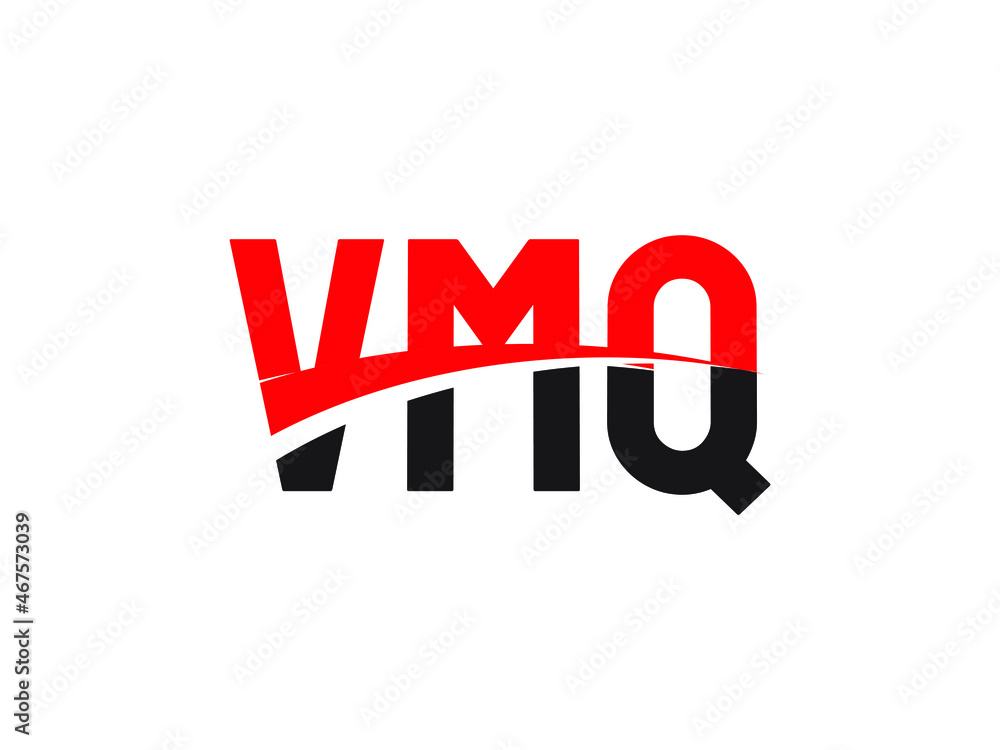 VMQ Letter Initial Logo Design Vector Illustration