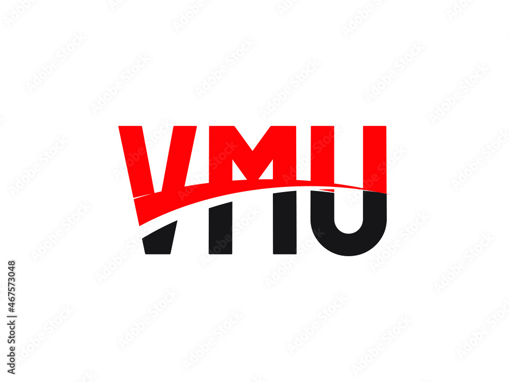 VMU Letter Initial Logo Design Vector Illustration VMU Letter Initial Logo Design Vector Illustration