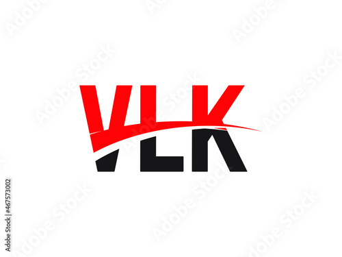 VLK Letter Initial Logo Design Vector Illustration