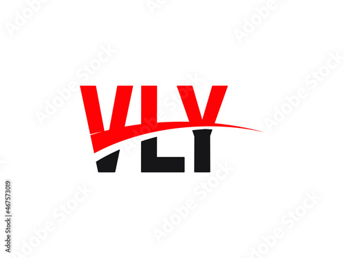 VLY Letter Initial Logo Design Vector Illustration photo