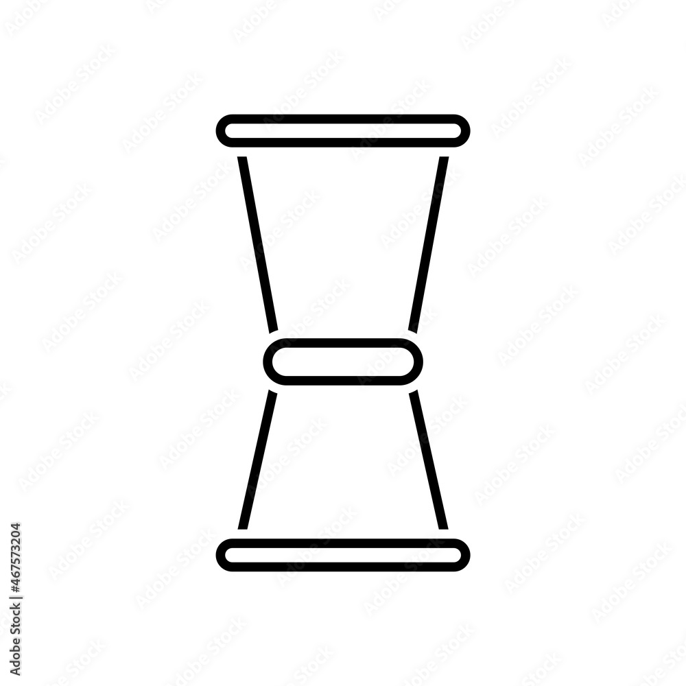 jigger icon, cocktail vector, bar illustration jigger icon, cocktail vector, bar illustration