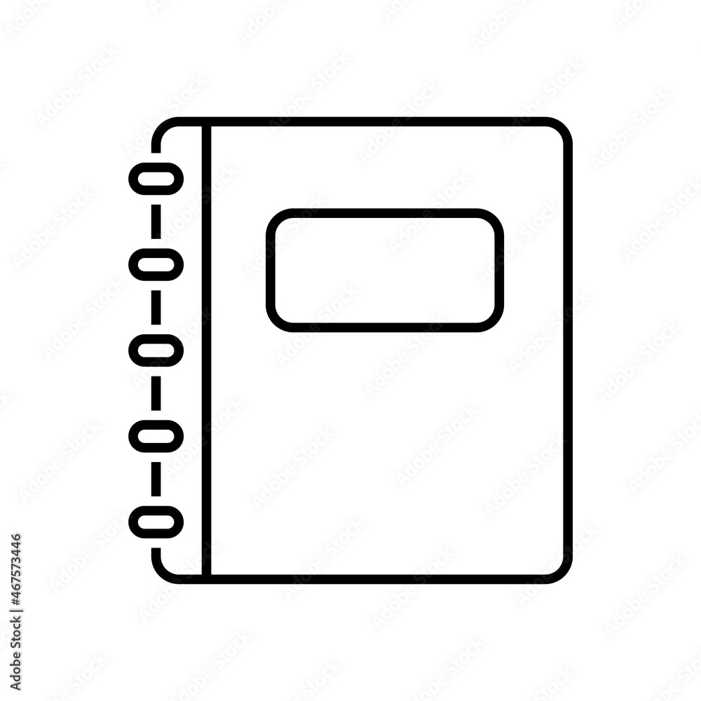 notebook icon, note vector, paper illustration notebook icon, note vector, paper illustration