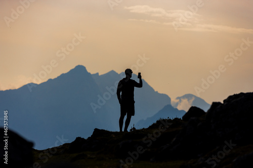 hiker in the mountains © Gasper R. Photo