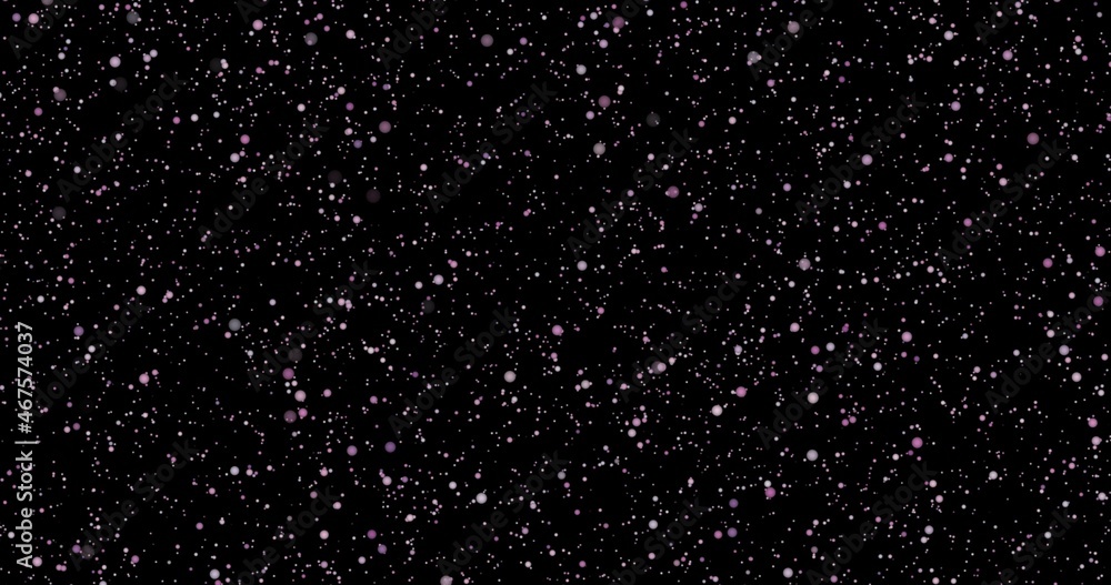 Obraz premium black background with gold glitter for a holiday card, animation banner. Abstract space and stars. Approach, movement of small gold particles. Christmas background 