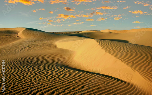 Sand dunes in the Arabian desert