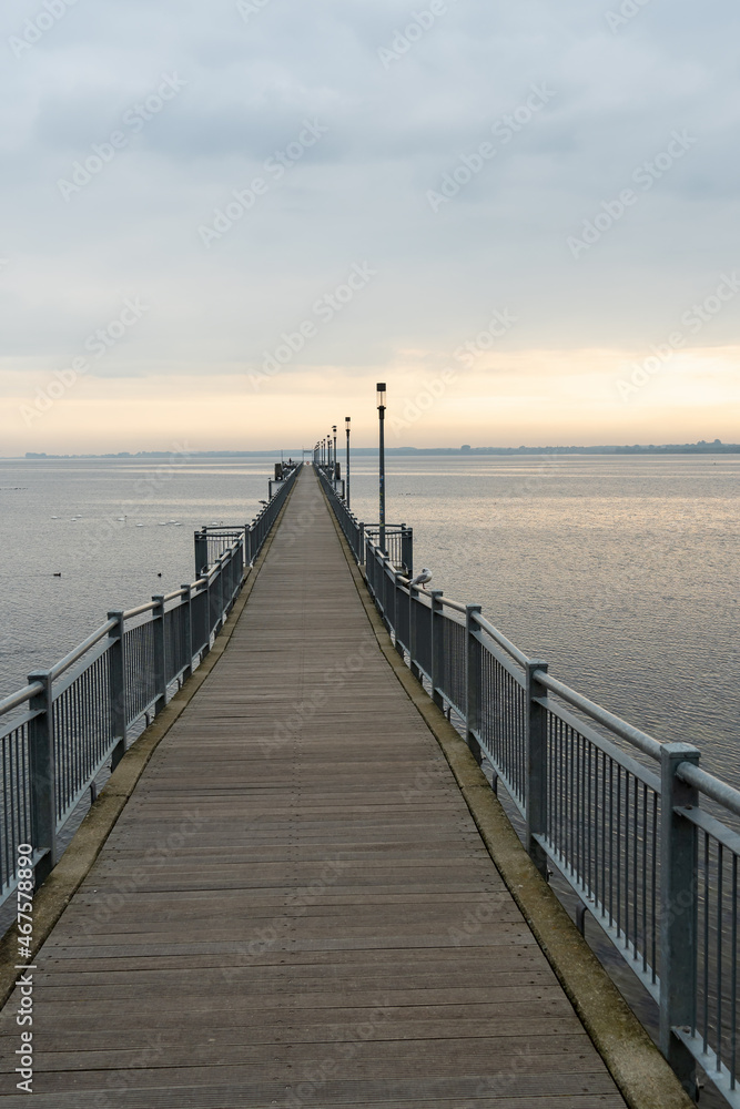 Die Seebrücke im Seebad Wismar-Wendorf, Mecklenburg-Vorpommern