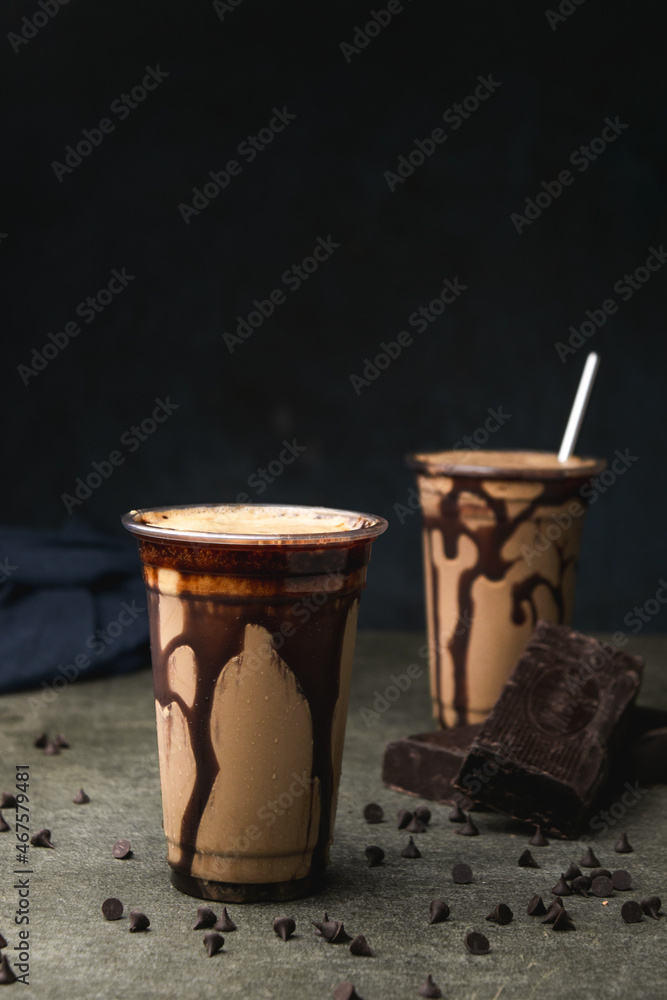 Milkshake in a glass Milkshake in a glass