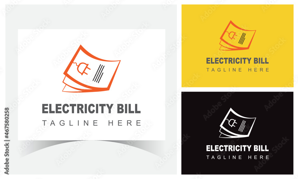 Electricity Utility Bill Logo Design Template. Electric Related Document. Online Utility Bills Payment Icon. plug doc logo flat illustration. Electricity Utility Bill Logo Design Template. Electric Related Document. Online Utility Bills Payment Icon. plug doc logo flat illustration.