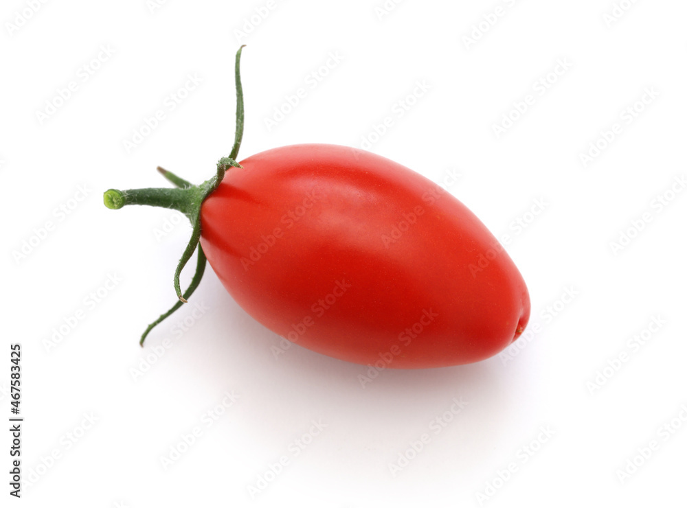 single tomato isolated on white background single tomato isolated on white background