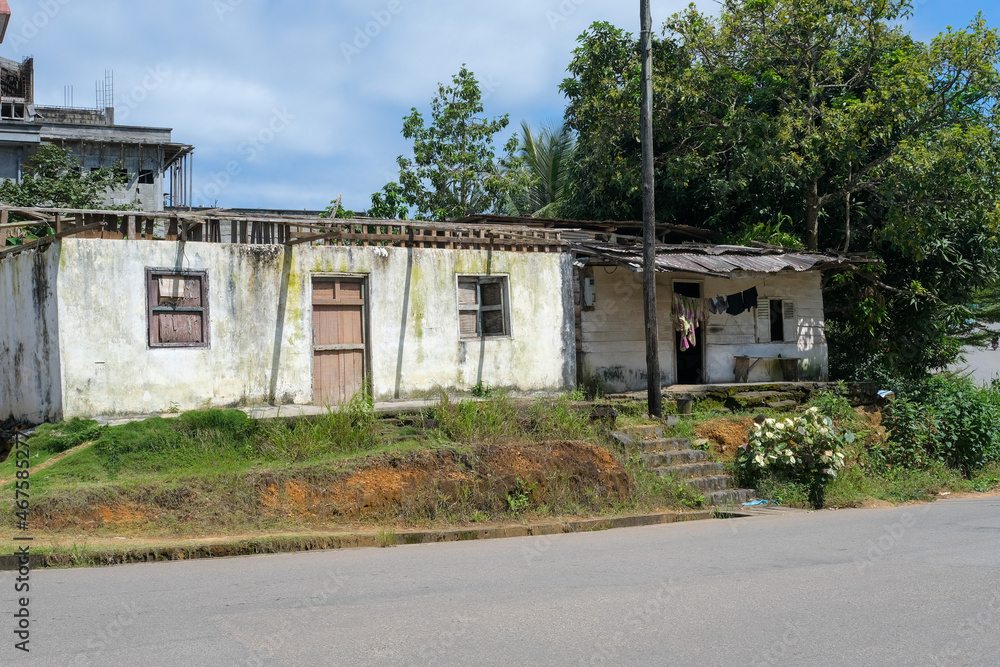 Une habitation à Kribi au Cameroun