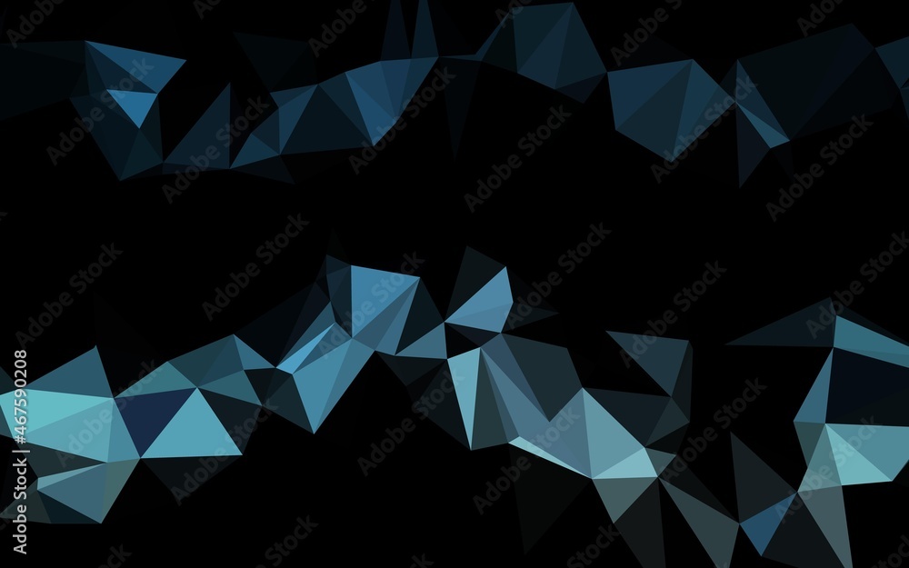 Light BLUE vector blurry triangle template. Light BLUE vector blurry triangle template.
