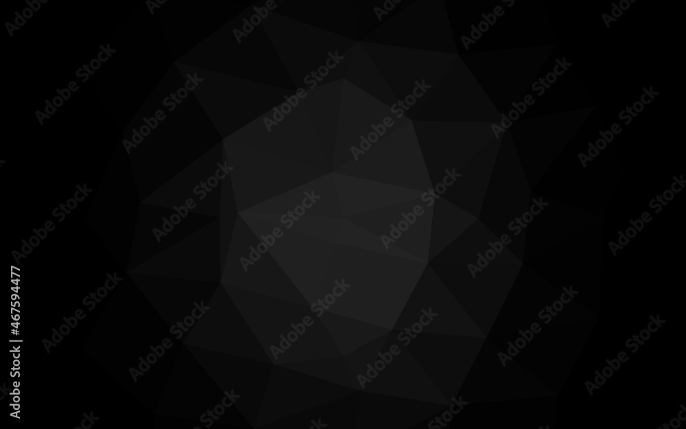 Dark Silver, Gray vector polygon abstract layout. Dark Silver, Gray vector polygon abstract layout.