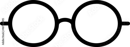glasses icon. eye health eyewear. Hipster or geek plastic. eye optic lens icon. Retro eye glasses design. sunglasses icon design vector photo