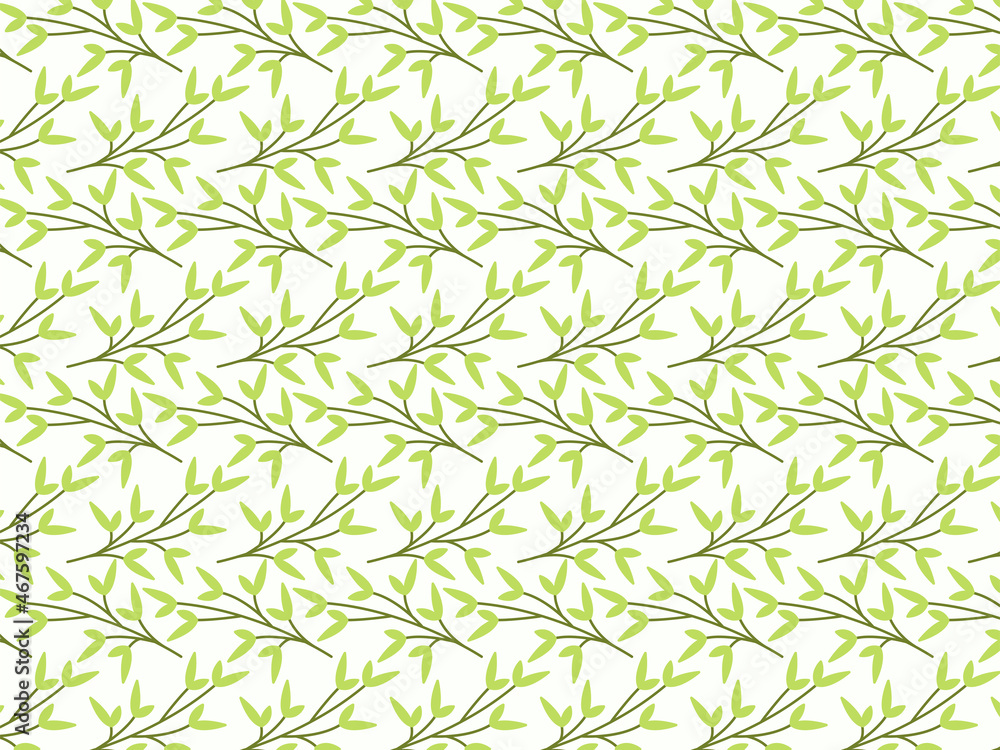 nature floral seamless pattern in flat design nature floral seamless pattern in flat design