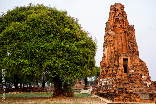 Old temple in Ayutthaya  Thailand