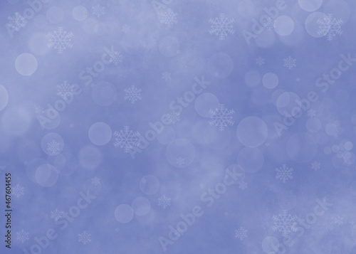 christmas background with snowflakes photo
