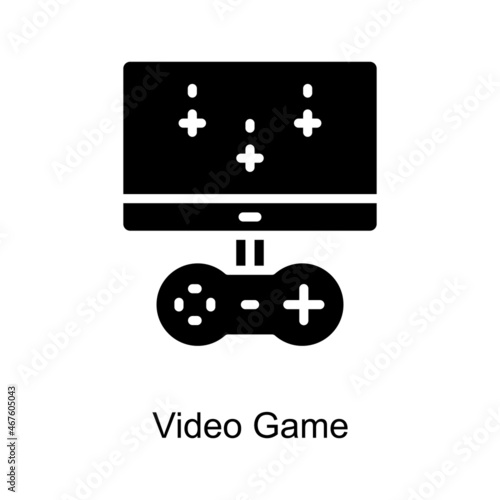Wallpaper Mural Video Game Trendy icon isolated on white and blank background for your design Torontodigital.ca