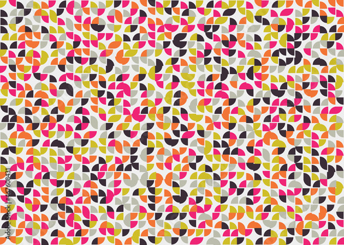 Abstract Geometric Pattern generative computational art illustration