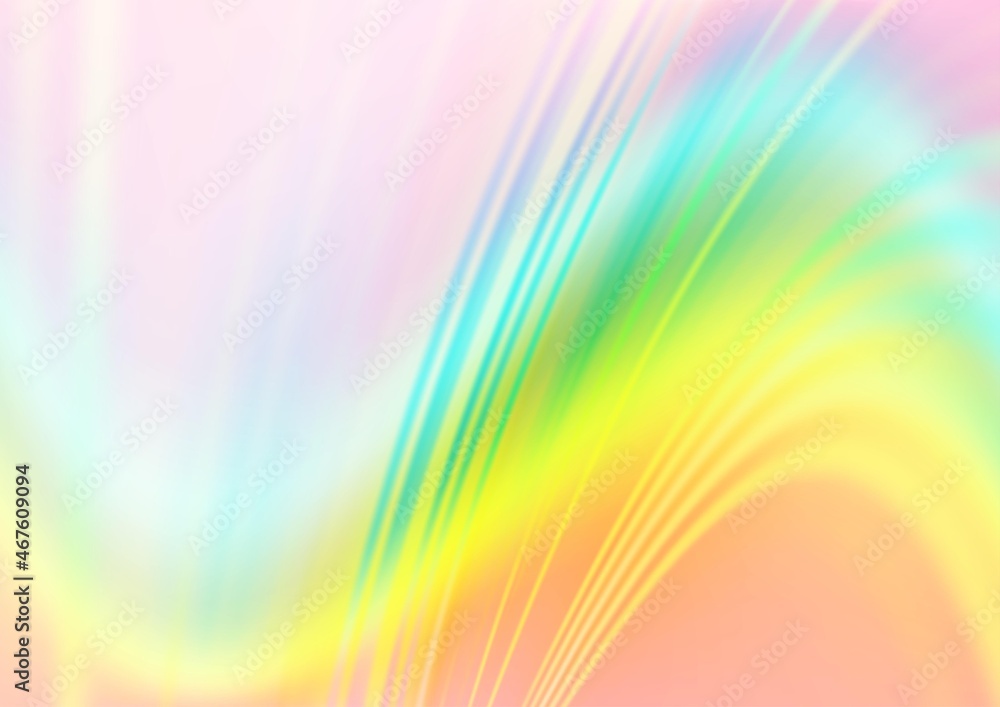 Obraz premium Light Multicolor, Rainbow vector blur pattern.
