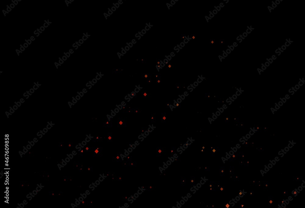 Dark orange vector pattern in polygonal style with circles. Dark orange vector pattern in polygonal style with circles.