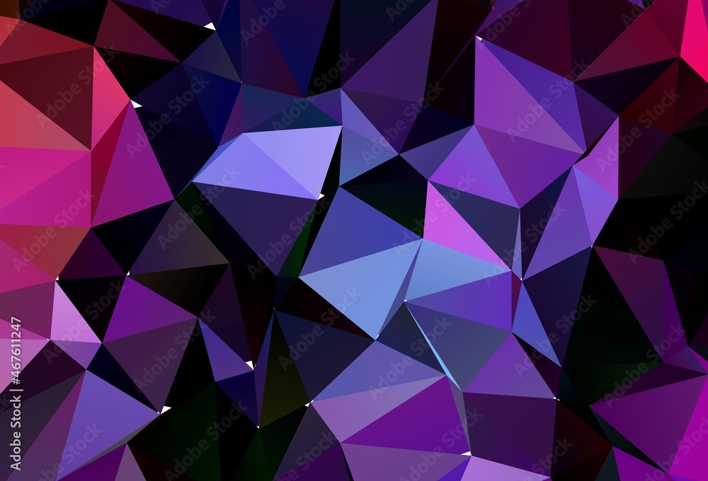 Light Pink, Blue vector abstract polygonal texture. Light Pink, Blue vector abstract polygonal texture.