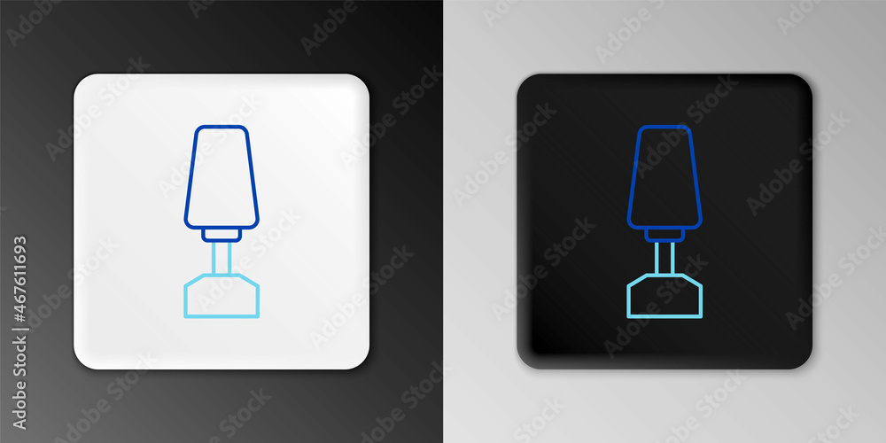 Line Milling cutter for manicure icon isolated on grey background. Apparatus for manicure. Manicure tools. Colorful outline concept. Vector Line Milling cutter for manicure icon isolated on grey background. Apparatus for manicure. Manicure tools. Colorful outline concept. Vector