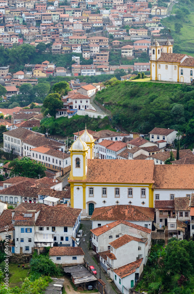 Ouro Preto, Brésil, ville et églises