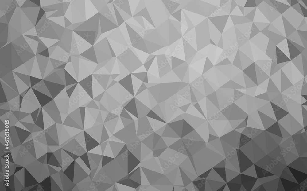 Obraz premium Light Silver, Gray vector abstract polygonal layout.