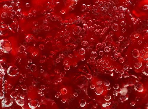 Red water drops background