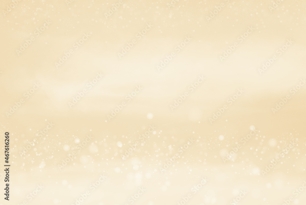 Abstract blurred background in soft pastel tone for autumn and winter design. Snow fall in golden light festive new year atmosphere. Abstract blurred background in soft pastel tone for autumn and winter design. Snow fall in golden light festive new year atmosphere.