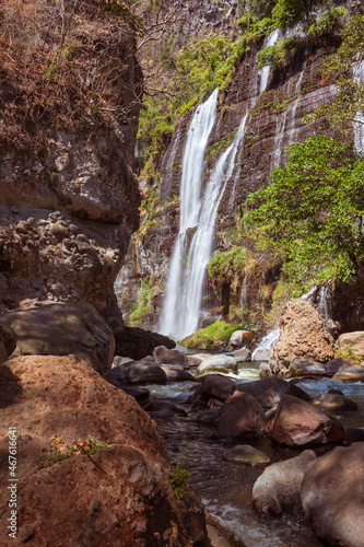 Waterfall at chorros del varal, Michoacan