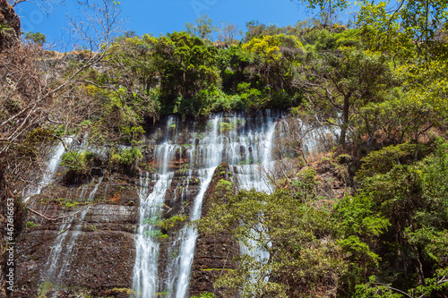 Waterfall over the rocks