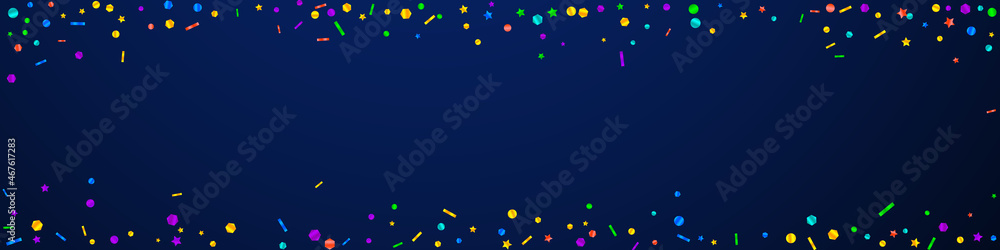 Festive admirable confetti. Celebration stars. Fes
