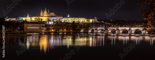 Prag bei Nacht Panorama © David Schartner