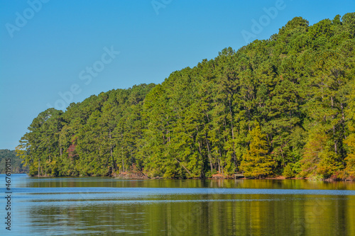 Beautiful view of Lake Claiborne State Park, in Homer, Claiborne Parish, Louisiana photo