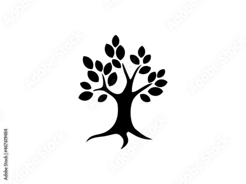 tree icon silhouette