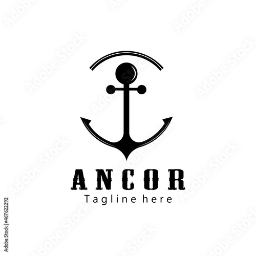 ancor logo creative illustration icon design template photo