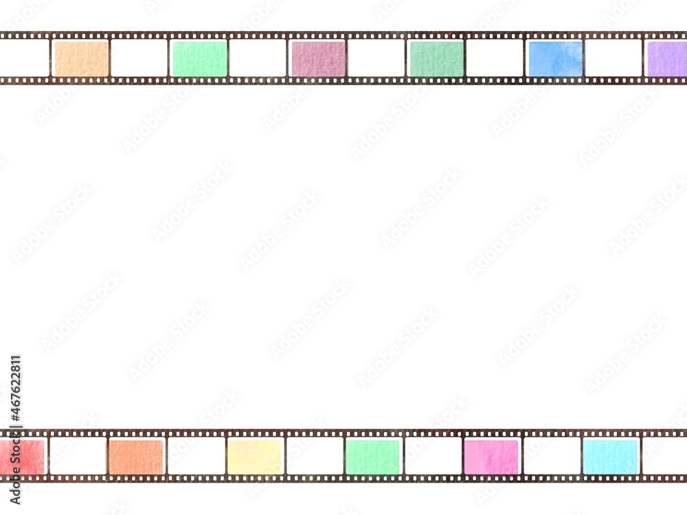 可愛いレトロフィルム壁紙 Stock Illustration Adobe Stock