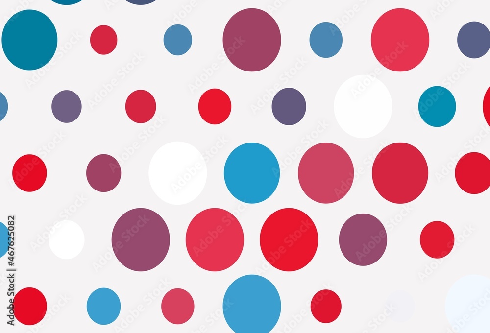 Light Blue, Red vector pattern with spheres. Light Blue, Red vector pattern with spheres.