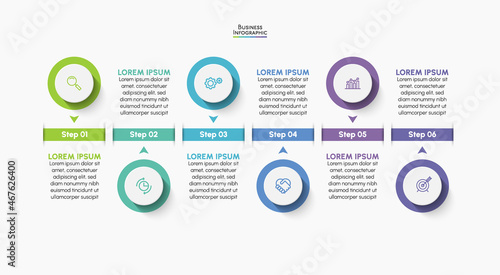 Business data visualization. timeline infographic icons designed for abstract background template milestone element modern diagram process technology digital marketing data presentation chart Vector
