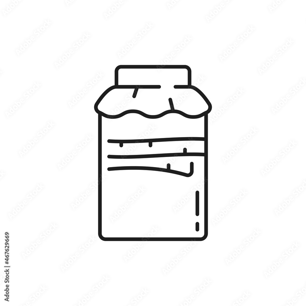 Probiotics ad isolated supplement in capsule for maintaining healthy balance of gut bacteria isolated outline icon. Vector immune and digestive health prebiotics in bottle package, thin line packaging Probiotics ad isolated supplement in capsule for maintaining healthy balance of gut bacteria isolated outline icon. Vector immune and digestive health prebiotics in bottle package, thin line packaging