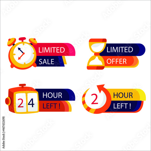 Sales countdown banner offer promotion