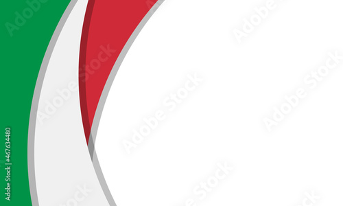 green white red abstract background or template