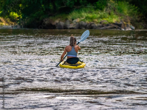 Kayak Heading Away