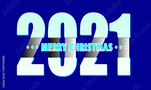merry Christmas 2021 background design 